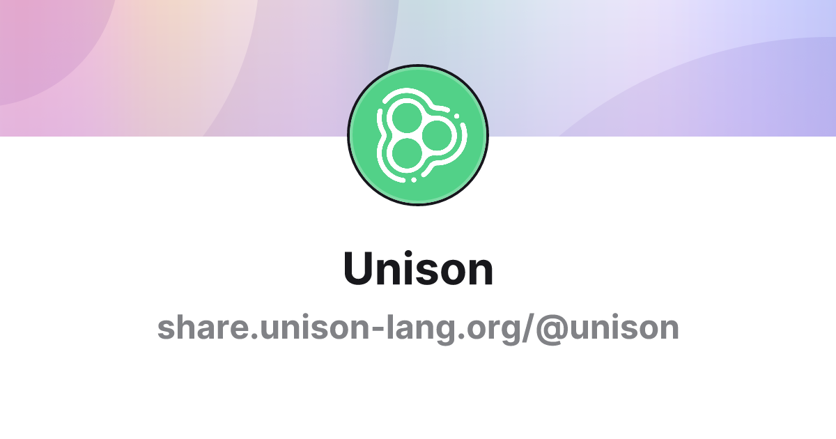 Unison @unison | Unison Share